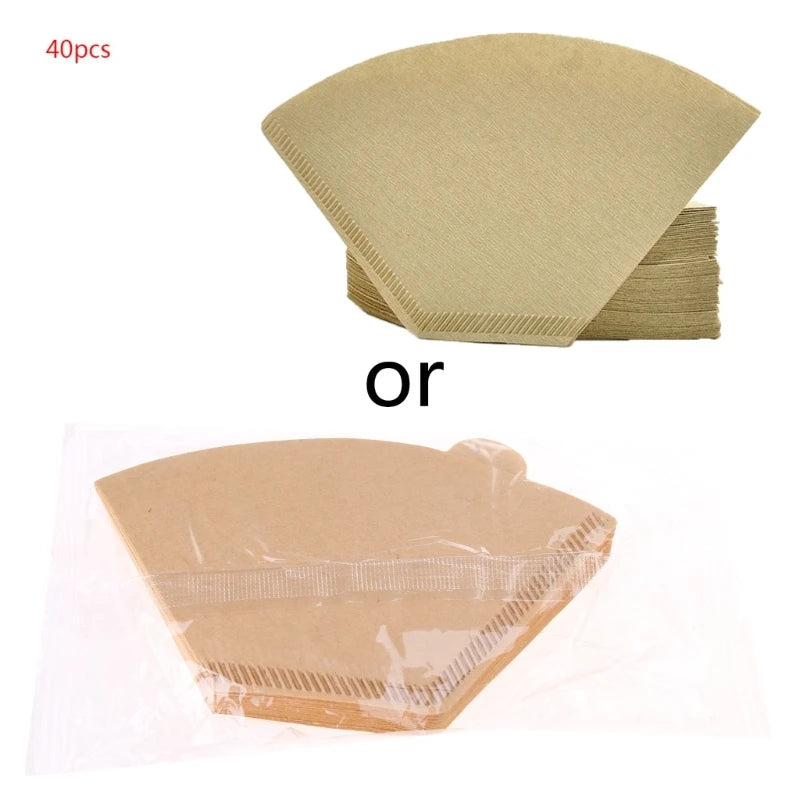 Coffee Filter Paper 101 "V" Shape Espresso Machine Filt Accessories Supplies for Home Office Working Relaxing Coffee