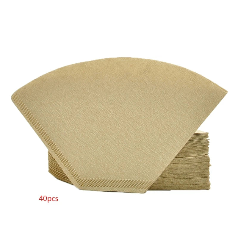 Coffee Filter Paper 101 "V" Shape Espresso Machine Filt Accessories Supplies for Home Office Working Relaxing Coffee